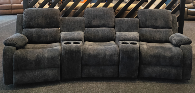 Recliner sofa 3 persons mod: 8003